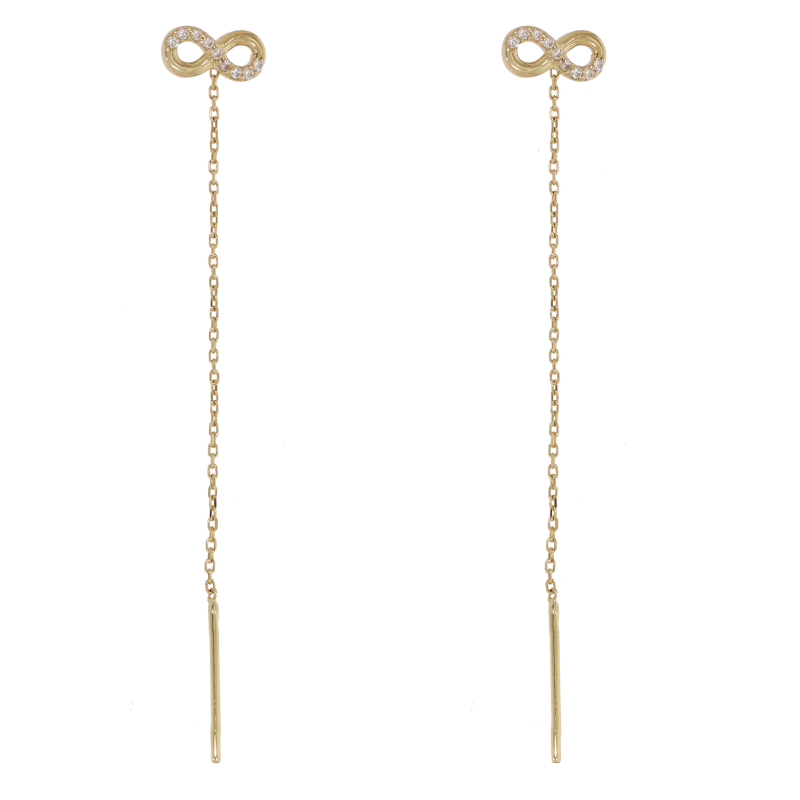 Cercei, Aur Galben, 14 k, 1.12 gr, Cod Produs: 676809 - Tezaurshop.ro