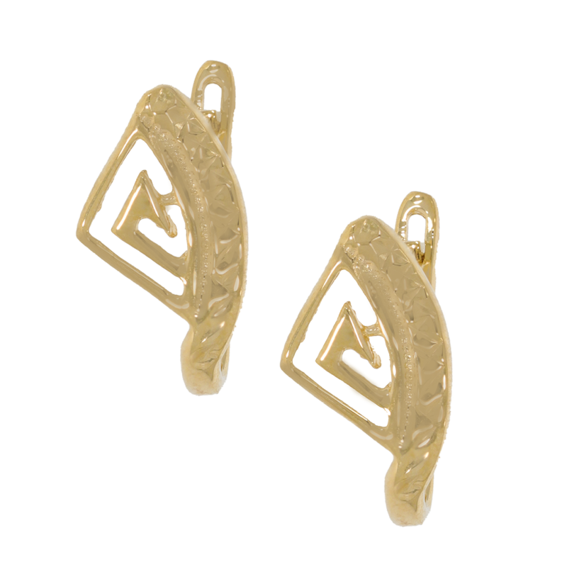 Cercei, Aur Galben, 14 k, 1.83 gr, Cod Produs: 676891 - Tezaurshop.ro