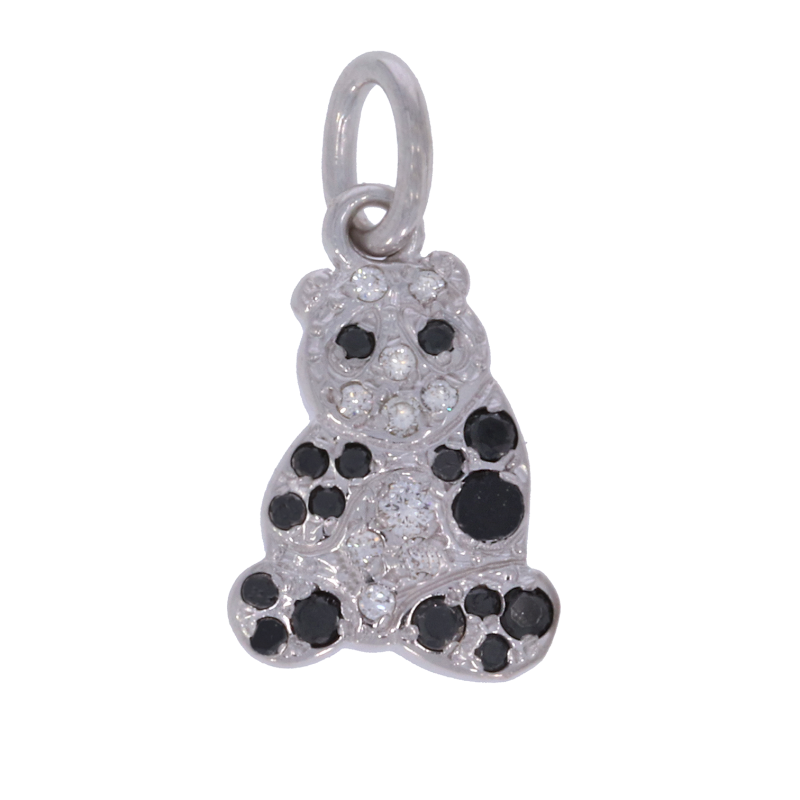 Pandantiv, Aur Alb, 18 k, 1.94 gr, cu Diamante, Cod Produs: 677185 - Tezaurshop.ro