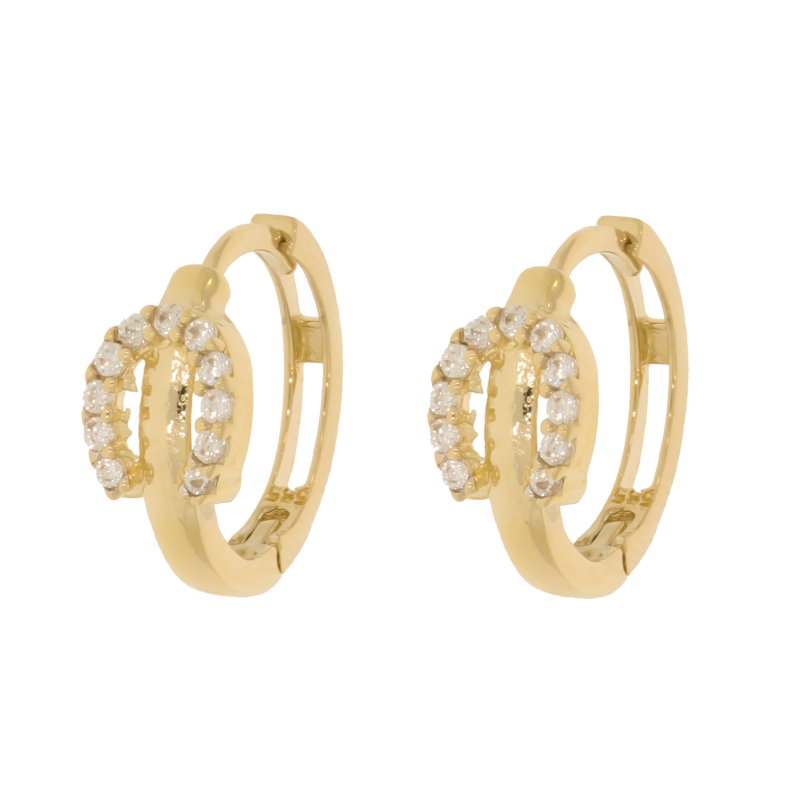 Cercei, Aur Galben, 14 k, 1.34 gr, Cod Produs: 677276 - Tezaurshop.ro