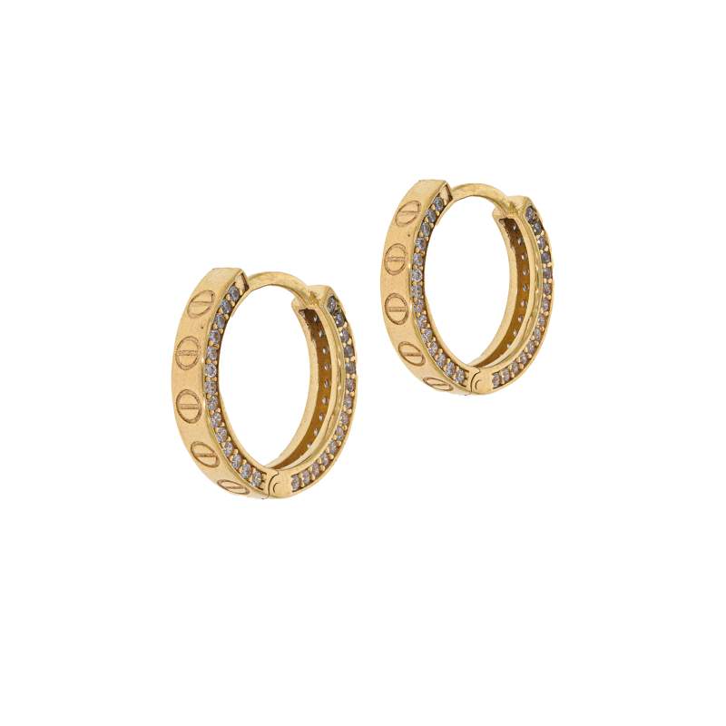 Cercei, Aur Galben, 14 k, 3.9 gr, Cod Produs: 677281 - Tezaurshop.ro