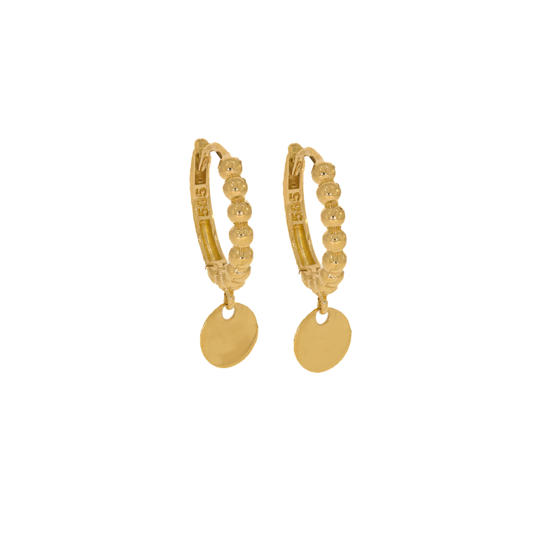 Cercei, Aur Galben, 14 k, 1.78 gr, Cod Produs: 677445 - Tezaurshop.ro