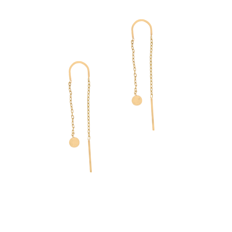Cercei, Aur Galben, 14 k, 1.6 gr, Cod Produs: 677490 - Tezaurshop.ro