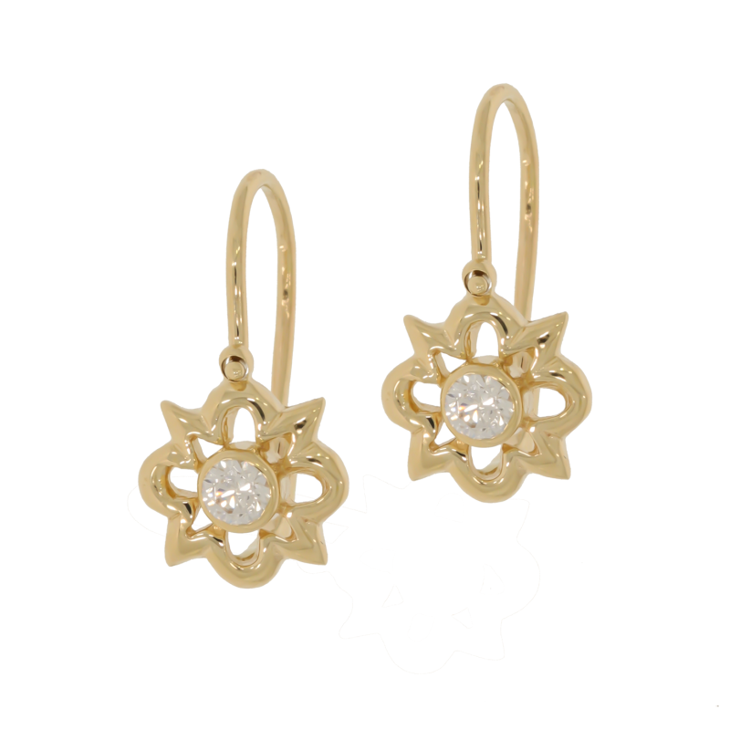 Cercei, Aur Galben, 14 k, 1.83 gr, Cod Produs: 677520 - Tezaurshop.ro