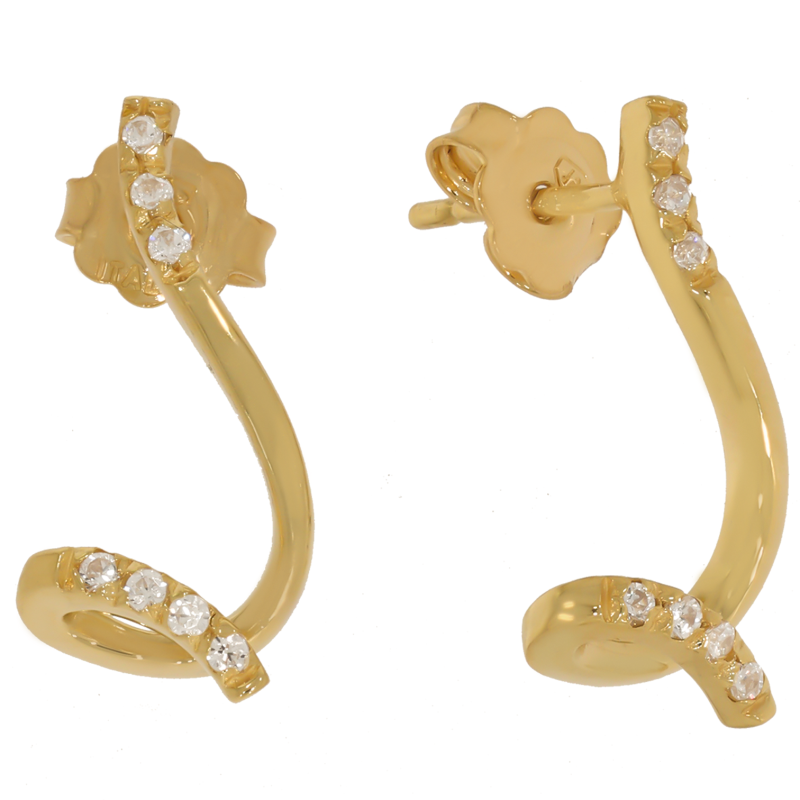 Cercei, Aur Galben, 18 k, 2.51 gr, Cod Produs: 677629 - Tezaurshop.ro