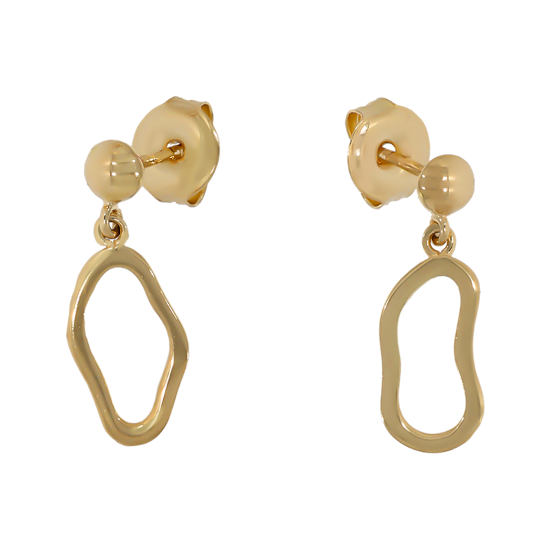 Cercei, Aur Galben, 14 k, 0.61 gr, Cod Produs: 677672 - Tezaurshop.ro