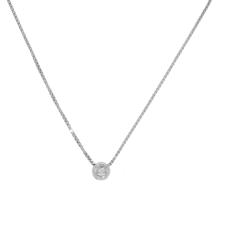 Colier, Aur Alb, 18 k, 2.98 gr, Cod Produs: 678162 - Tezaurshop.ro
