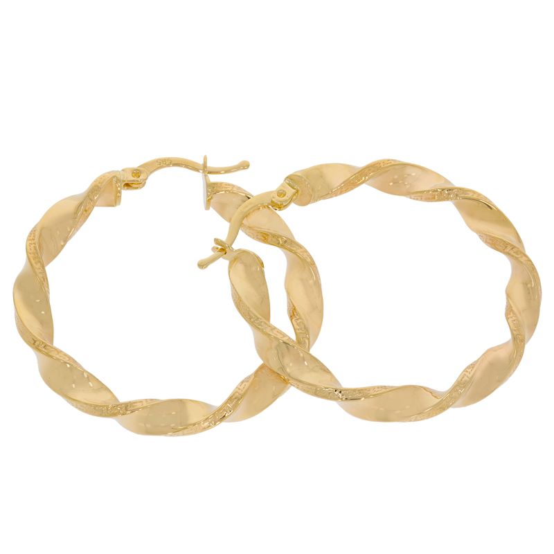Cercei, Aur Galben, 14 k, 3.61 gr, Cod Produs: 678209 - Tezaurshop.ro
