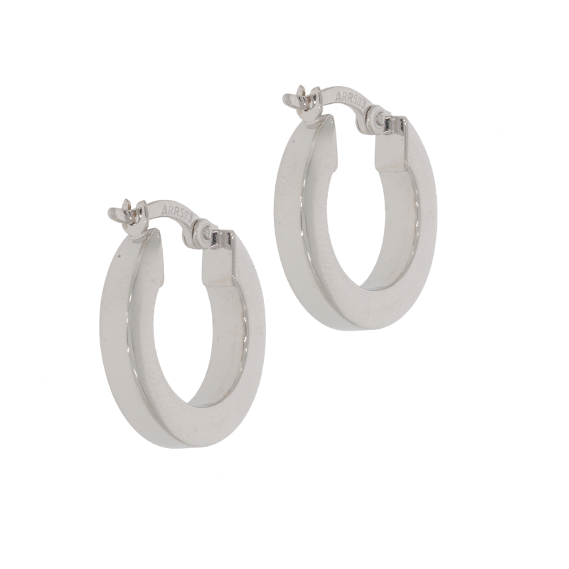 Cercei, Aur Alb, 14 k, 2.17 gr, Cod Produs: 678270 - Tezaurshop.ro