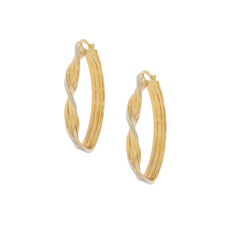 Cercei, Aur Mix, 14 k, 5.89 gr, Cod Produs: 678450 - Tezaurshop.ro