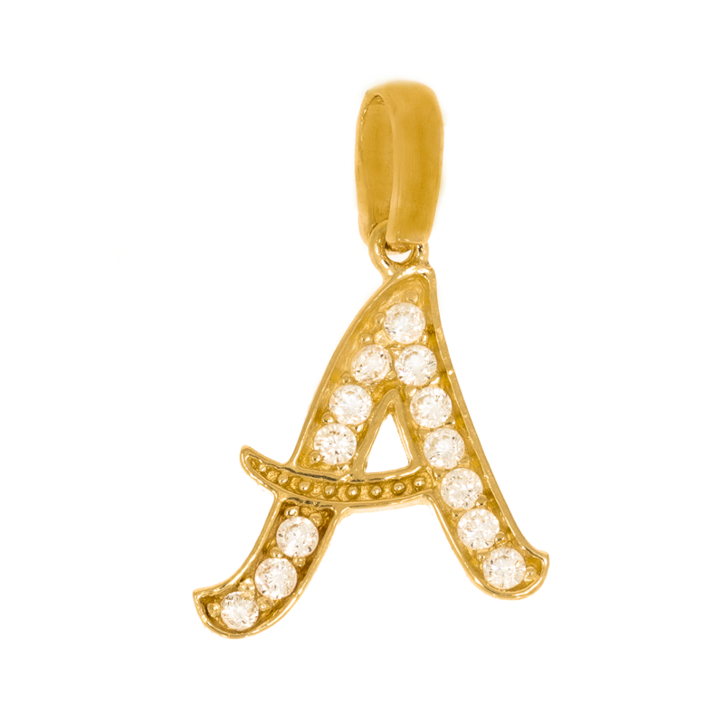 Pandant Initiala, Aur Galben, 14 k, 0.9 gr, Cod Produs: 678666 - Tezaurshop.ro