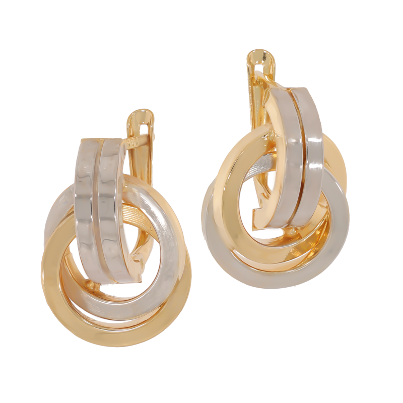 Cercei, Aur Mix, 14 k, 3.88 gr, Cod Produs: 678724 - Tezaurshop.ro