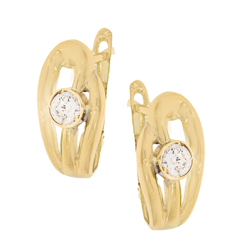 Cercei, Aur Galben, 14 k, 3.85 gr, Cod Produs: 678887 - Tezaurshop.ro
