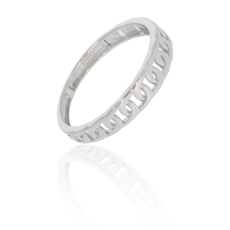Inel Dama, Aur Alb, 14 k, 1.24 gr, Cod Produs: 680064 - Tezaurshop.ro