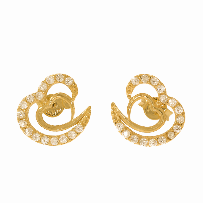 Cercei, Aur Galben, 14 k, 1.43 gr, Cod Produs: 680265 - Tezaurshop.ro