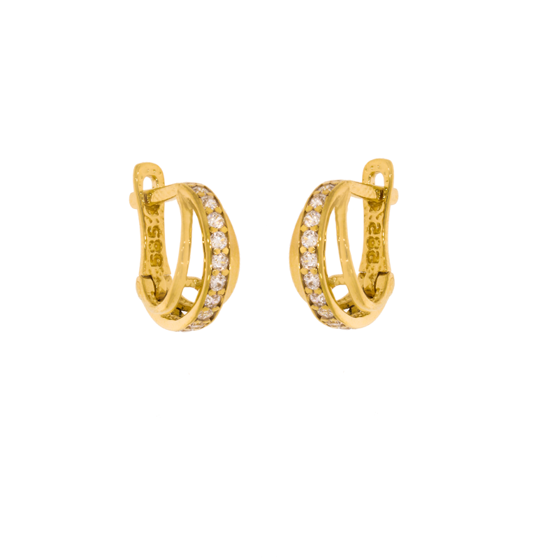 Cercei, Aur Galben, 14 k, 1.65 gr, Cod Produs: 680332 - Tezaurshop.ro