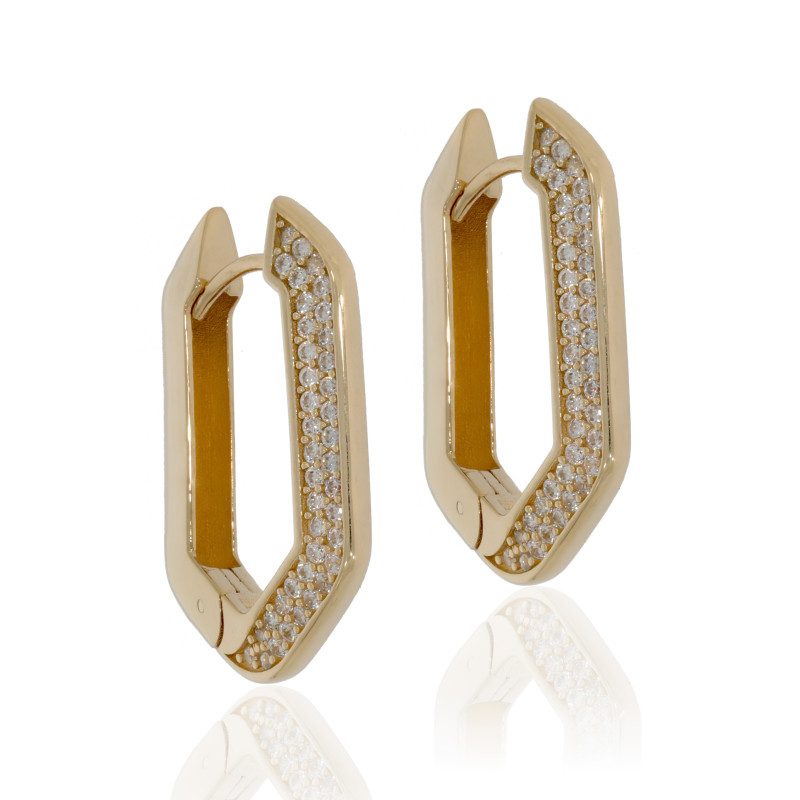 Cercei, Aur Galben, 14 k, 4.56 gr, Cod Produs: 680818 - Tezaurshop.ro