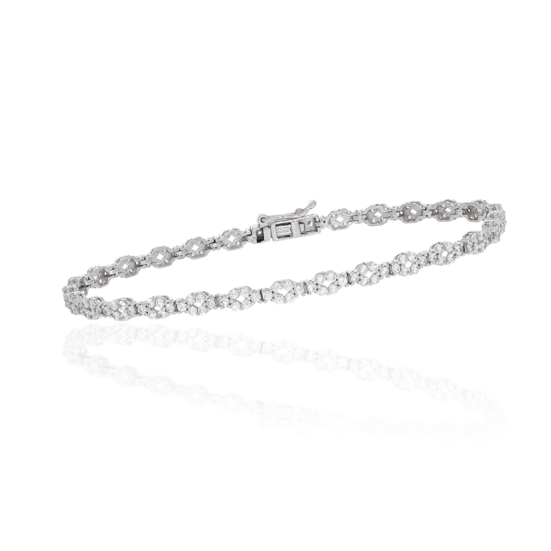 Bratara, Aur Alb, 14 k, 7.01 gr, Cod Produs: 681483 - Tezaurshop.ro