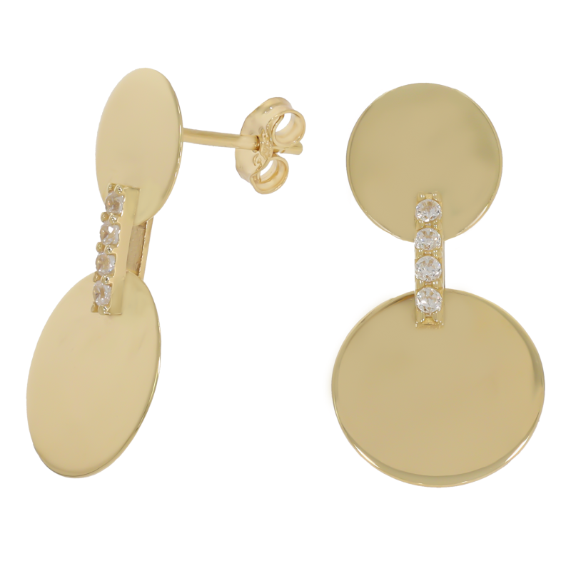 Cercei, Aur Galben, 14 k, 2.24 gr, Cod Produs: 682416 - Tezaurshop.ro