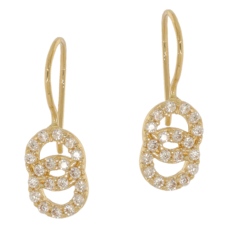 Cercei, Aur Galben, 14 k, 1.15 gr, Cod Produs: 683902 - Tezaurshop.ro