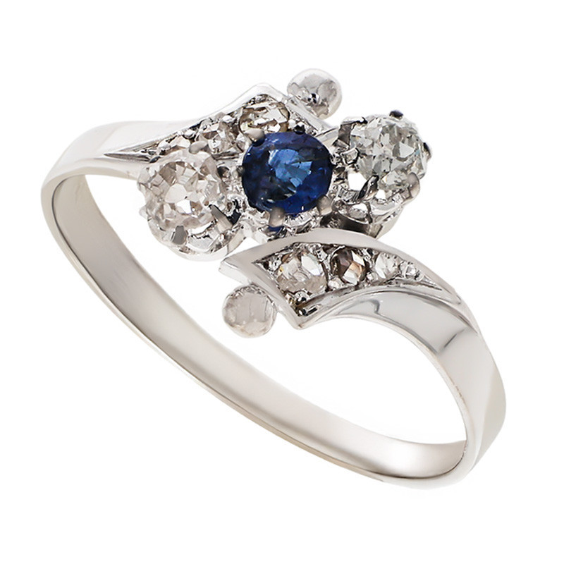 Inel, Aur Alb, 18 k, 1.98 gr, Cod Produs: 684020 - Tezaurshop.ro