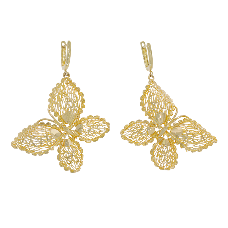Cercei, Aur Galben, 14 k, 5.83 gr, Cod Produs: 684692 - Tezaurshop.ro