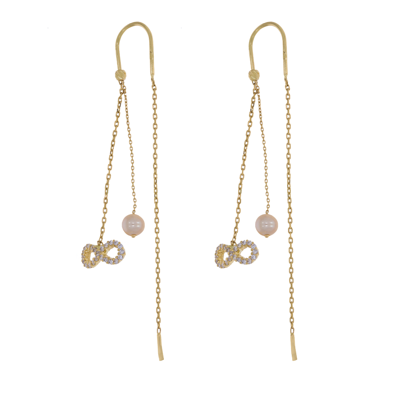 Cercei, Aur Galben, 14 k, 2.48 gr, Cod Produs: 685151 - Tezaurshop.ro