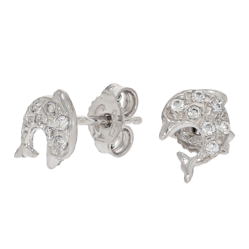Cercei, Aur Alb, 18 k, 1.32 gr, Cod Produs: 685525 - Tezaurshop.ro