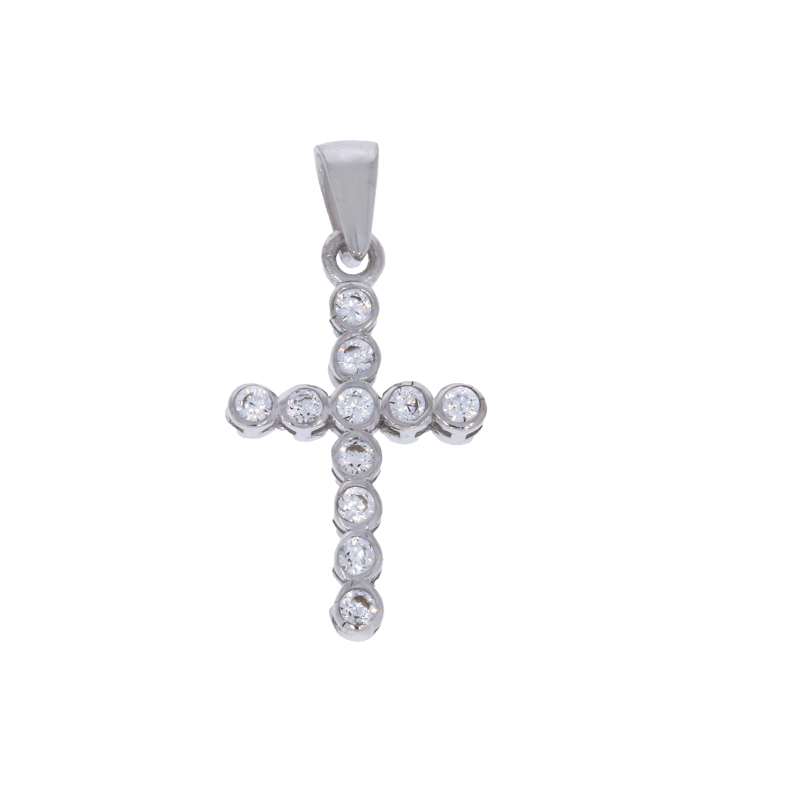 Cruce, Aur Alb, 14 k, 1.09 gr, Cod Produs: 685549 - Tezaurshop.ro