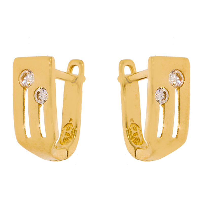 Cercei, Aur Galben, 14 k, 2.44 gr, Cod Produs: 686042 - Tezaurshop.ro