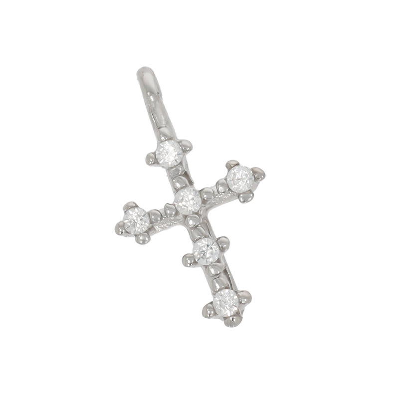 Cruce, Aur Alb, 14 k, 0.5 gr, Cod Produs: 686391 - Tezaurshop.ro