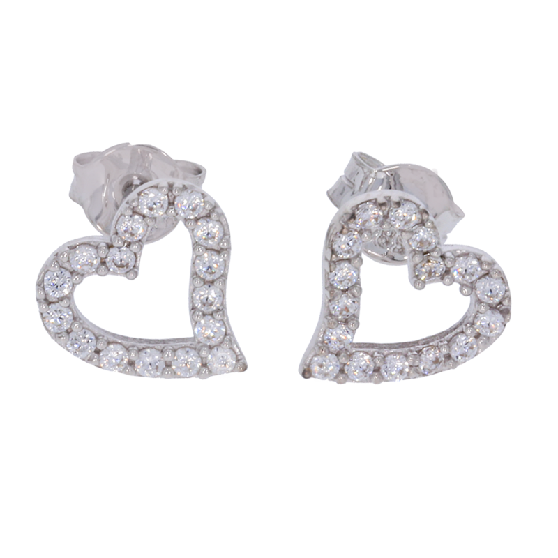 Cercei, Aur Alb, 14 k, 1.18 gr, Cod Produs: 686680 - Tezaurshop.ro