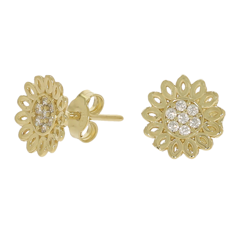 Cercei, Aur Galben, 14 k, 1.14 gr, Cod Produs: 687165 - Tezaurshop.ro