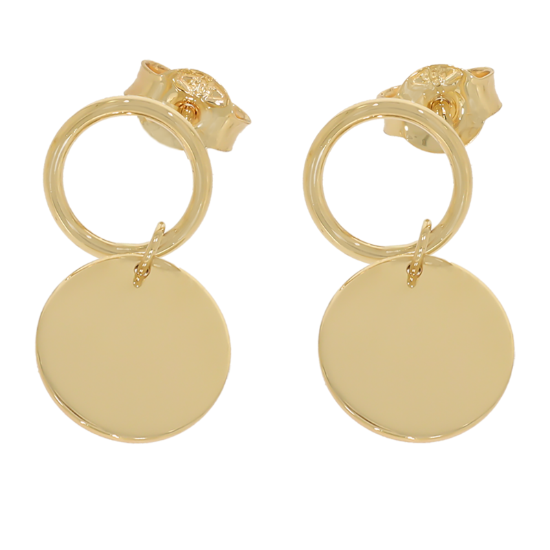 Cercei, Aur Galben, 14 k, 1.7 gr, Cod Produs: 687567 - Tezaurshop.ro