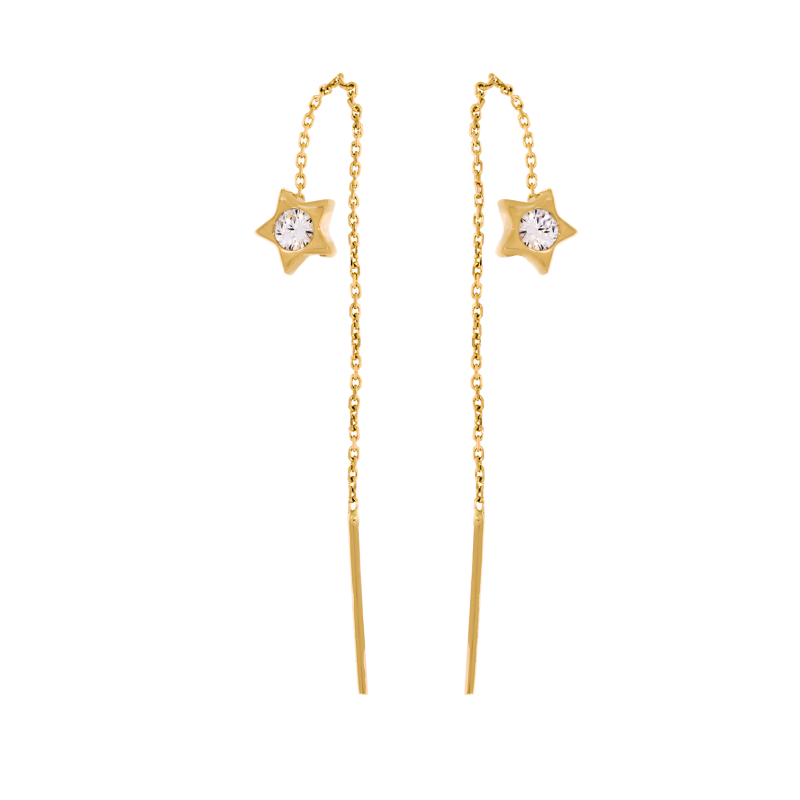Cercei, Aur Galben, 14 k, 1.42 gr, Cod Produs: 687749 - Tezaurshop.ro
