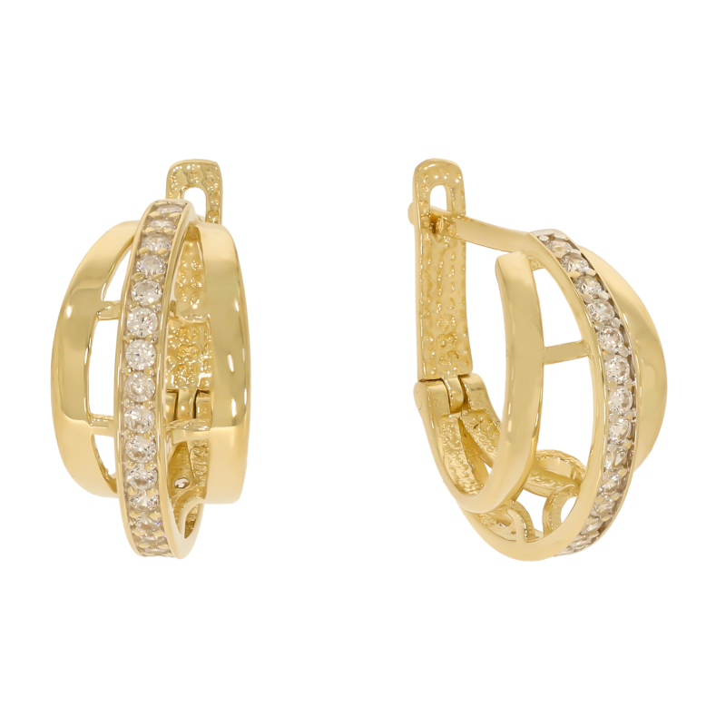 Cercei, Aur Galben, 14 k, 3.4 gr, Cod Produs: 687951 - Tezaurshop.ro