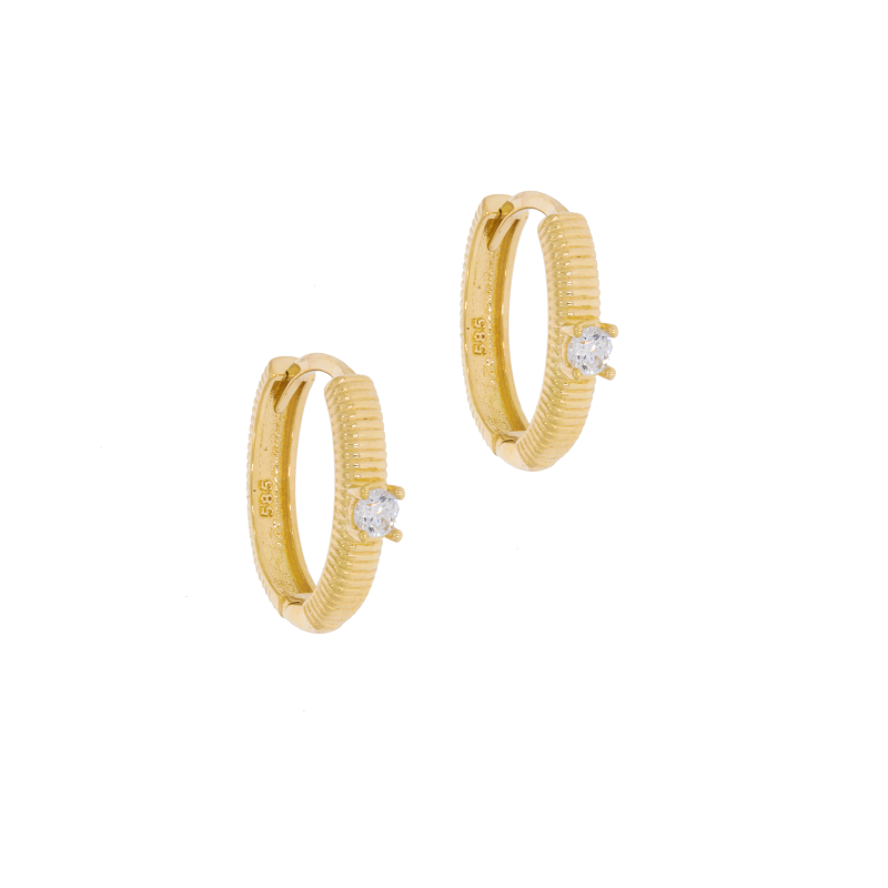 Cercei, Aur Galben, 14 k, 3.29 gr, Cod Produs: 688239 - Tezaurshop.ro