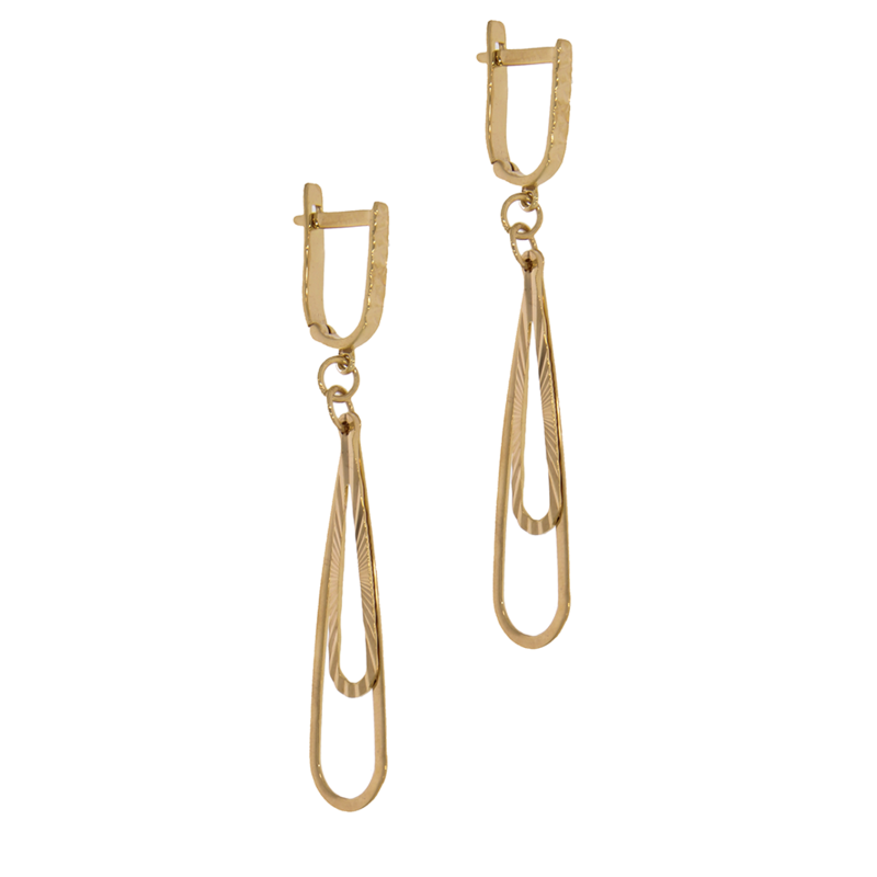 Cercei, Aur Galben, 14 k, 2.87 gr, Cod Produs: 688241 - Tezaurshop.ro