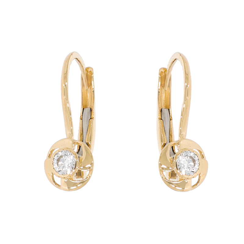 Cercei, Aur Galben, 14 k, 1.23 gr, Cod Produs: 688284 - Tezaurshop.ro