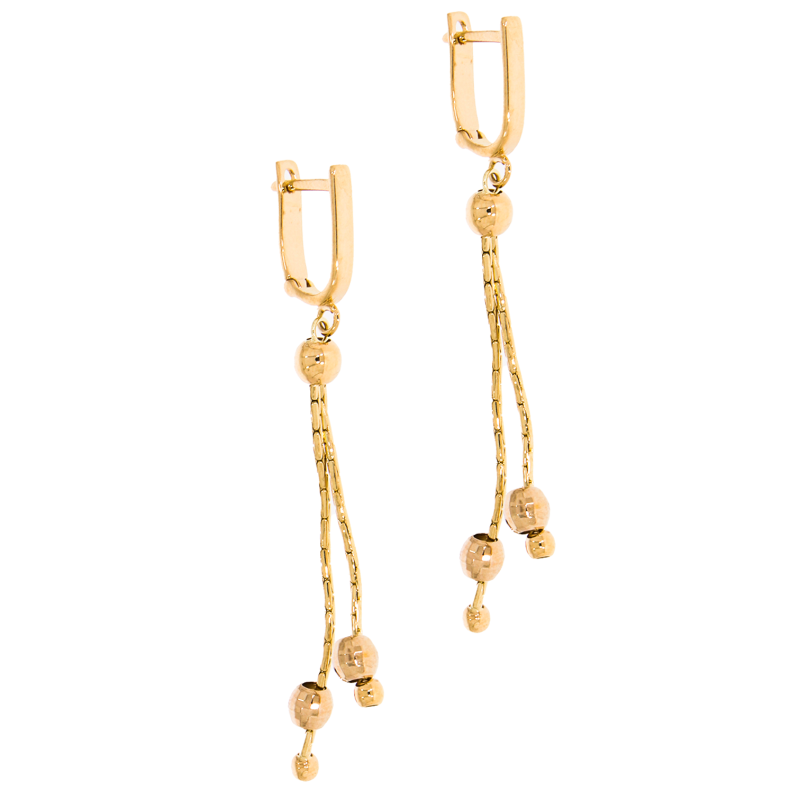Cercei, Aur Mix, 14 k, 3.26 gr, Cod Produs: 688286 - Tezaurshop.ro