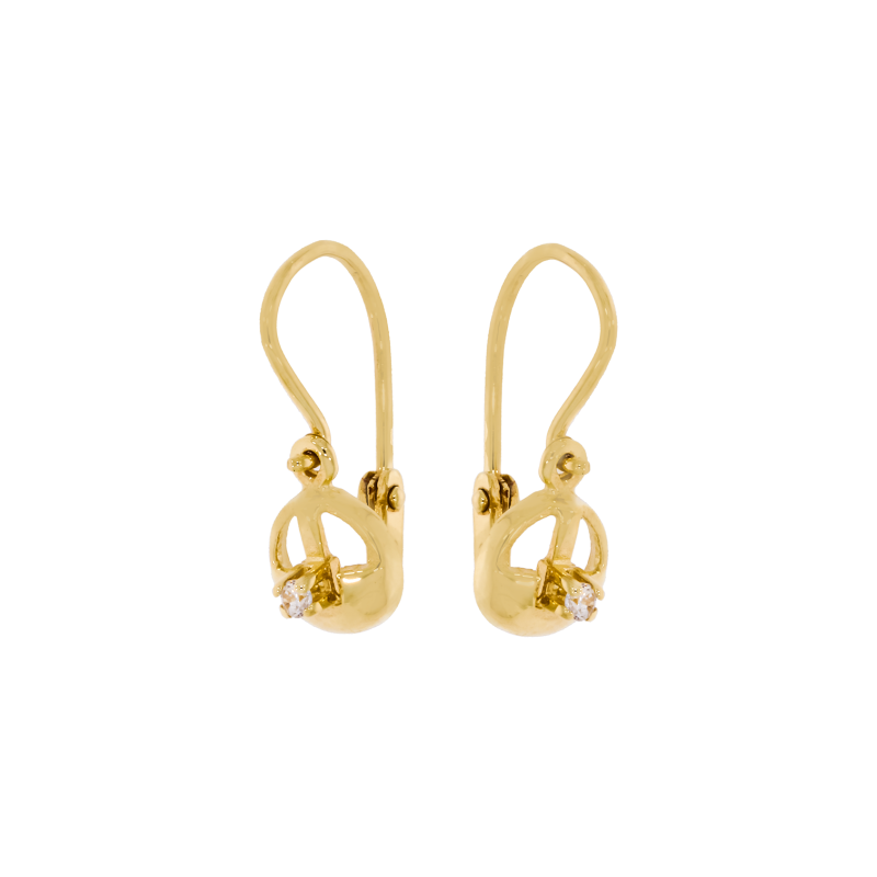 Cercei, Aur Galben, 14 k, 1.52 gr, Cod Produs: 688699 - Tezaurshop.ro