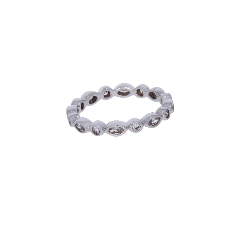 Inel Dama, Aur Alb, 14 k, 1.74 gr, Cod Produs: 690003 - Tezaurshop.ro