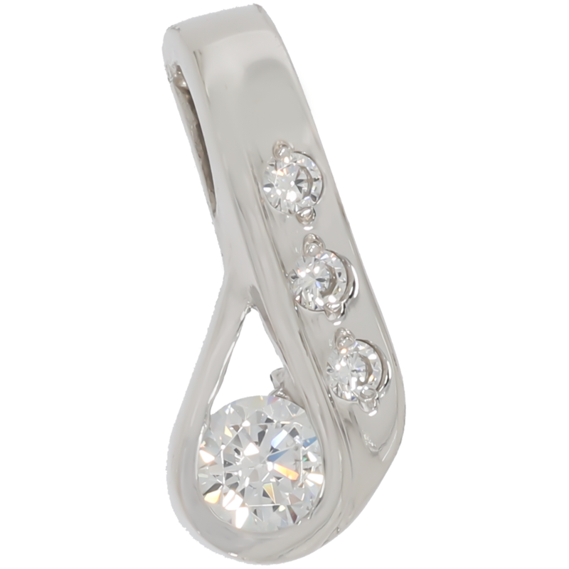 Pandantiv, Aur Alb, 14 k, 1.31 gr, Cod Produs: 692557 - Tezaurshop.ro