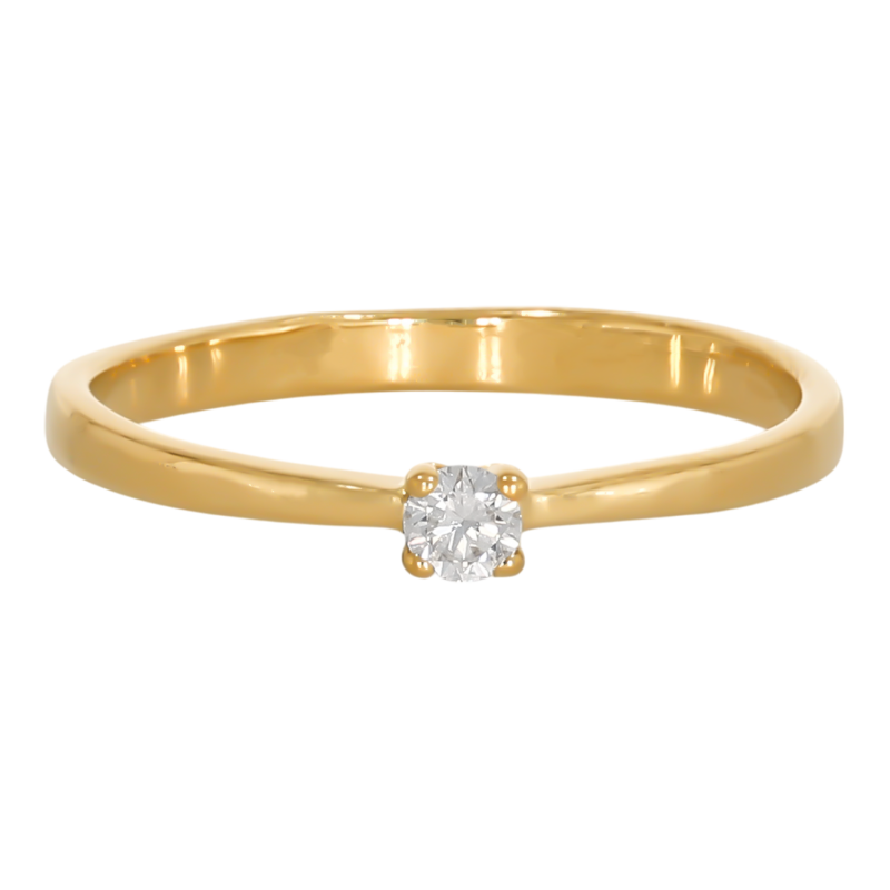 Inel De Logodna, Aur Galben, 18 k, 1.4 gr, Cod Produs: 693169