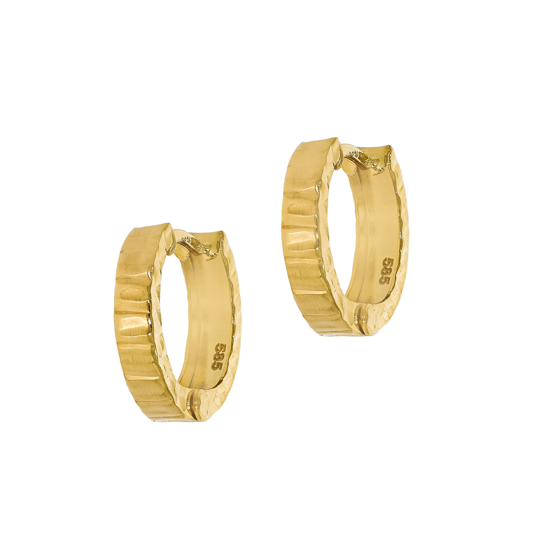 Cercei, Aur Galben, 14 k, 1.14 gr, Cod Produs: 693340 - Tezaurshop.ro