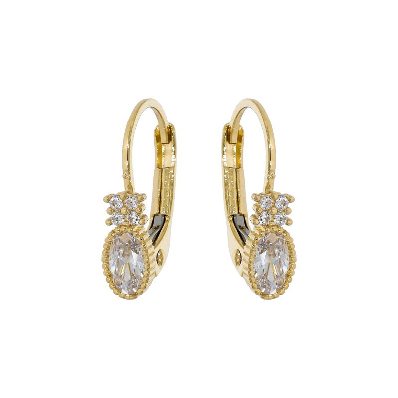 Cercei, Aur Galben, 14 k, 1.44 gr, Cod Produs: 694135 - Tezaurshop.ro