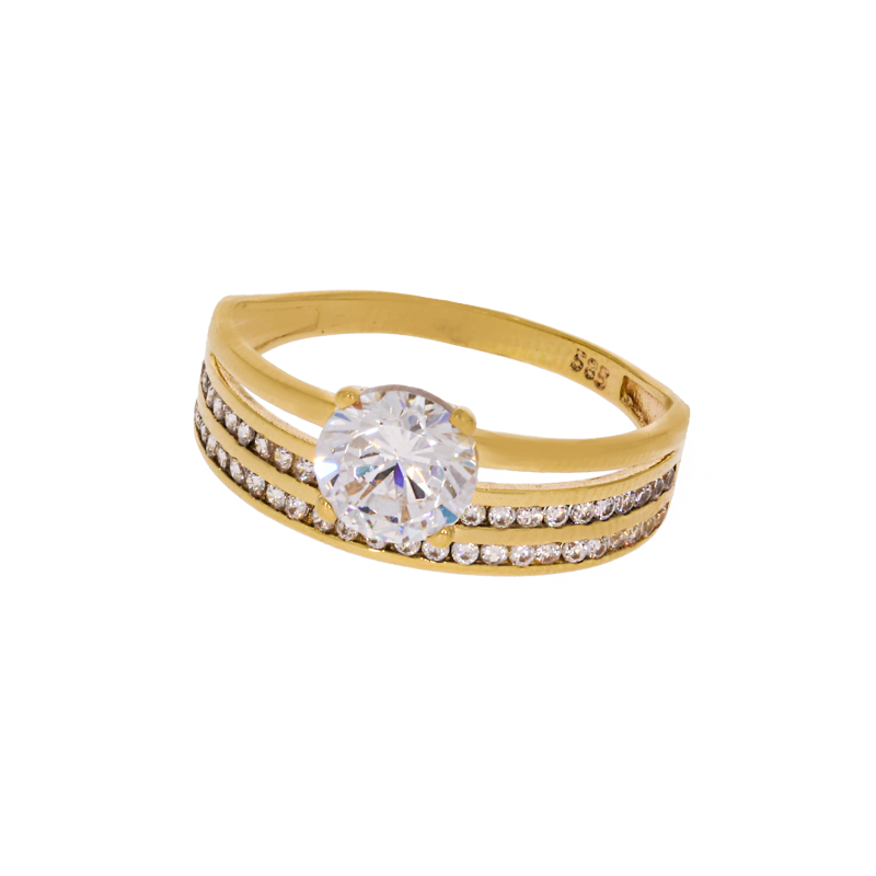 Inel Dama, Aur Galben, 14 k, 2.38 gr, Cod Produs: 695421 - Tezaurshop.ro