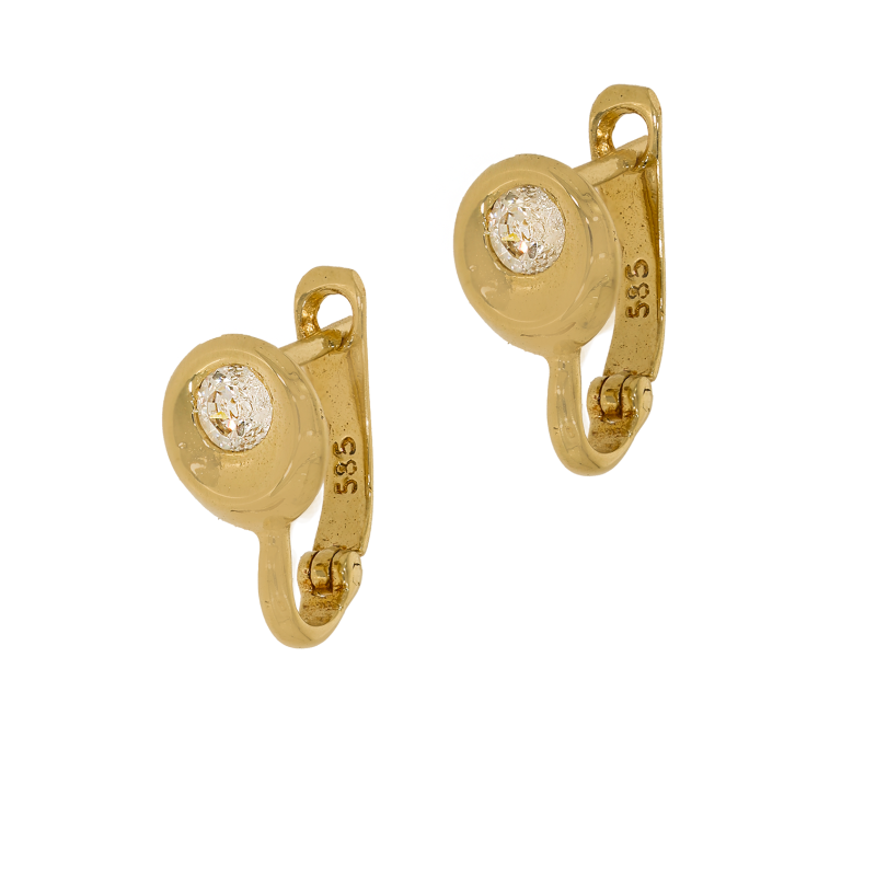Cercei, Aur Galben, 14 k, 2.38 gr, Cod Produs: 697066 - Tezaurshop.ro