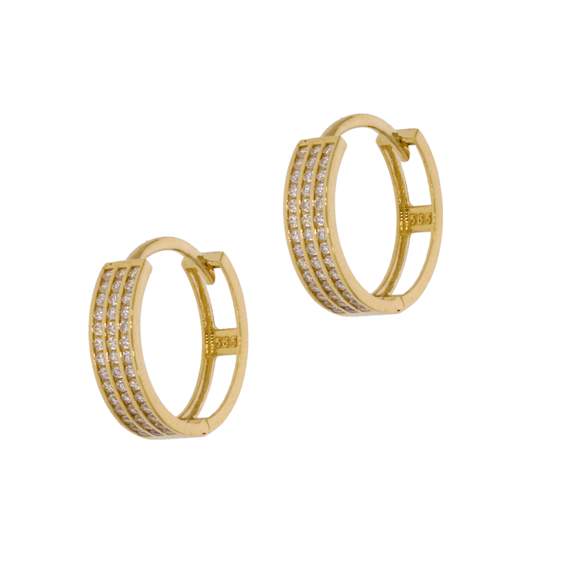 Cercei, Aur Galben, 14 k, 2.88 gr, Cod Produs: 697300 - Tezaurshop.ro