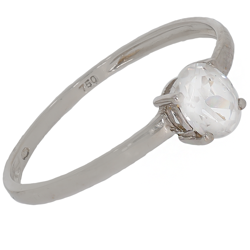 Inel Dama, Aur Alb, 18 k, 0.89 gr, Cod Produs: 697390 - Tezaurshop.ro